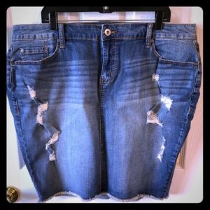Torrid Size 20 Denim Skirt